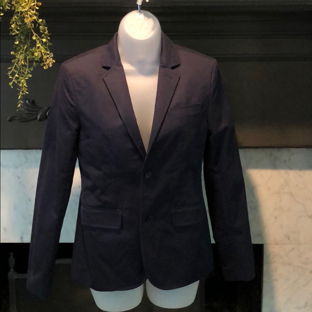 Boys Crewcuts Thompson Navy Cotton Blazer